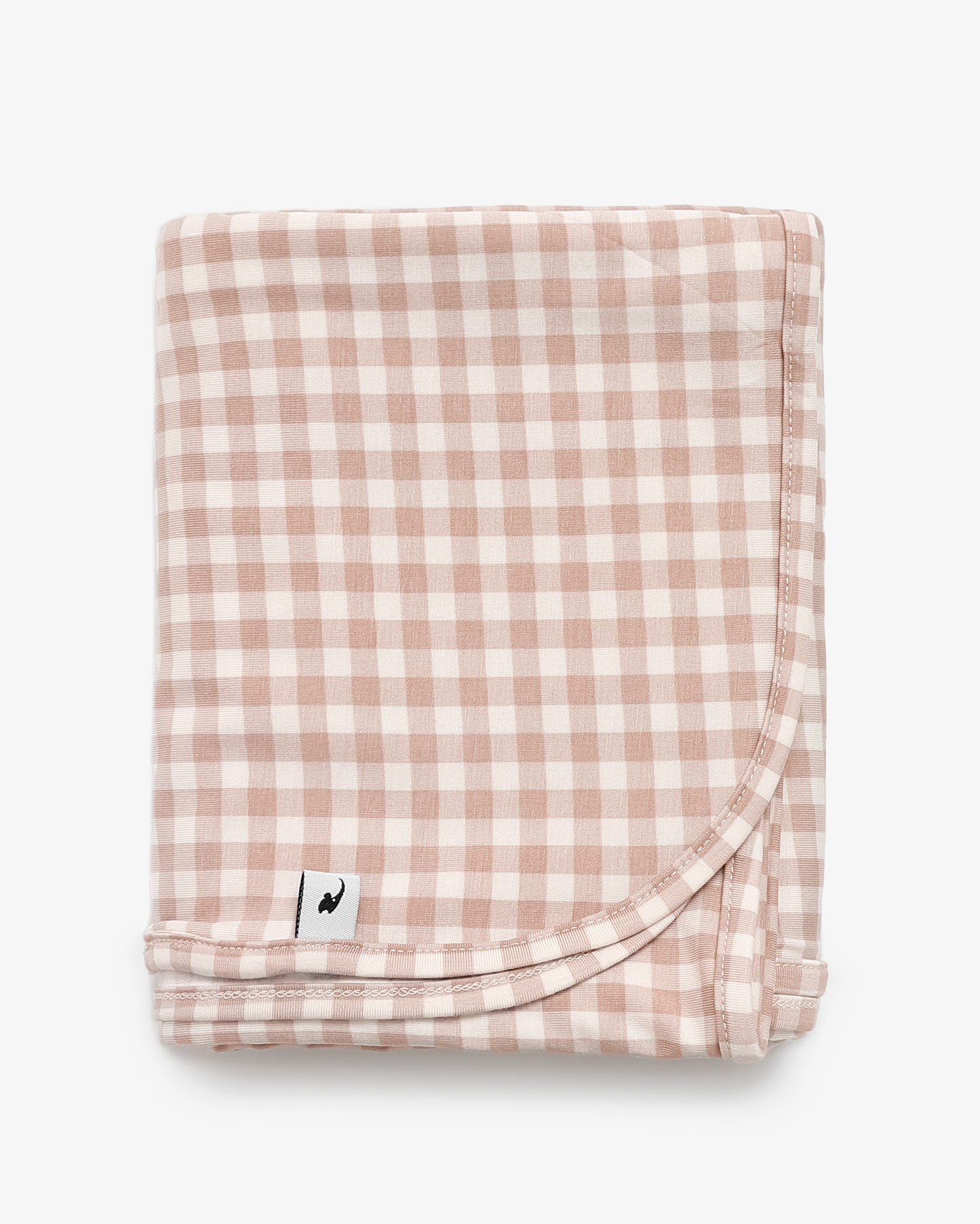 Gingham Print Stretchy Swaddle