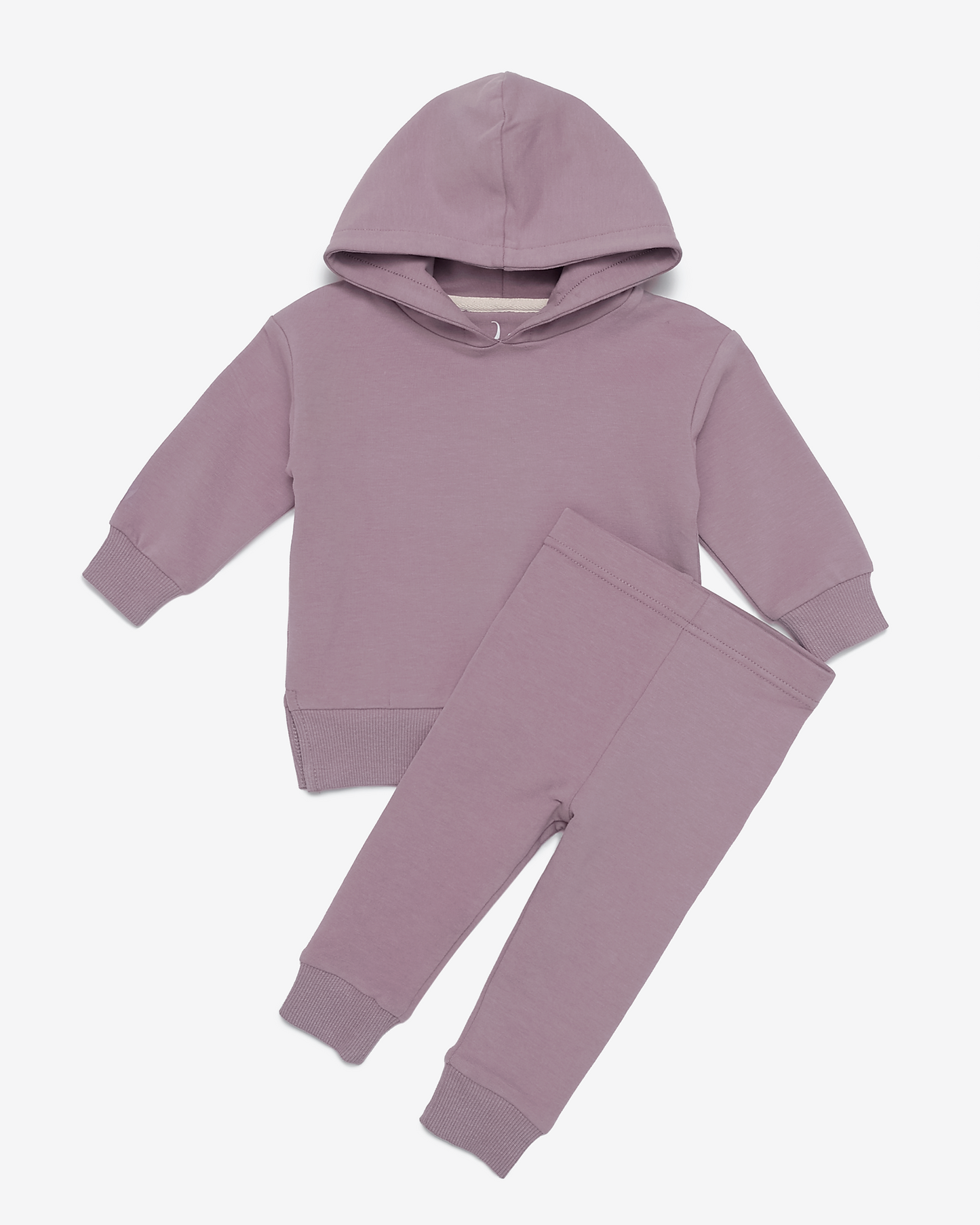 Purple Hoodie Two-Piece Set