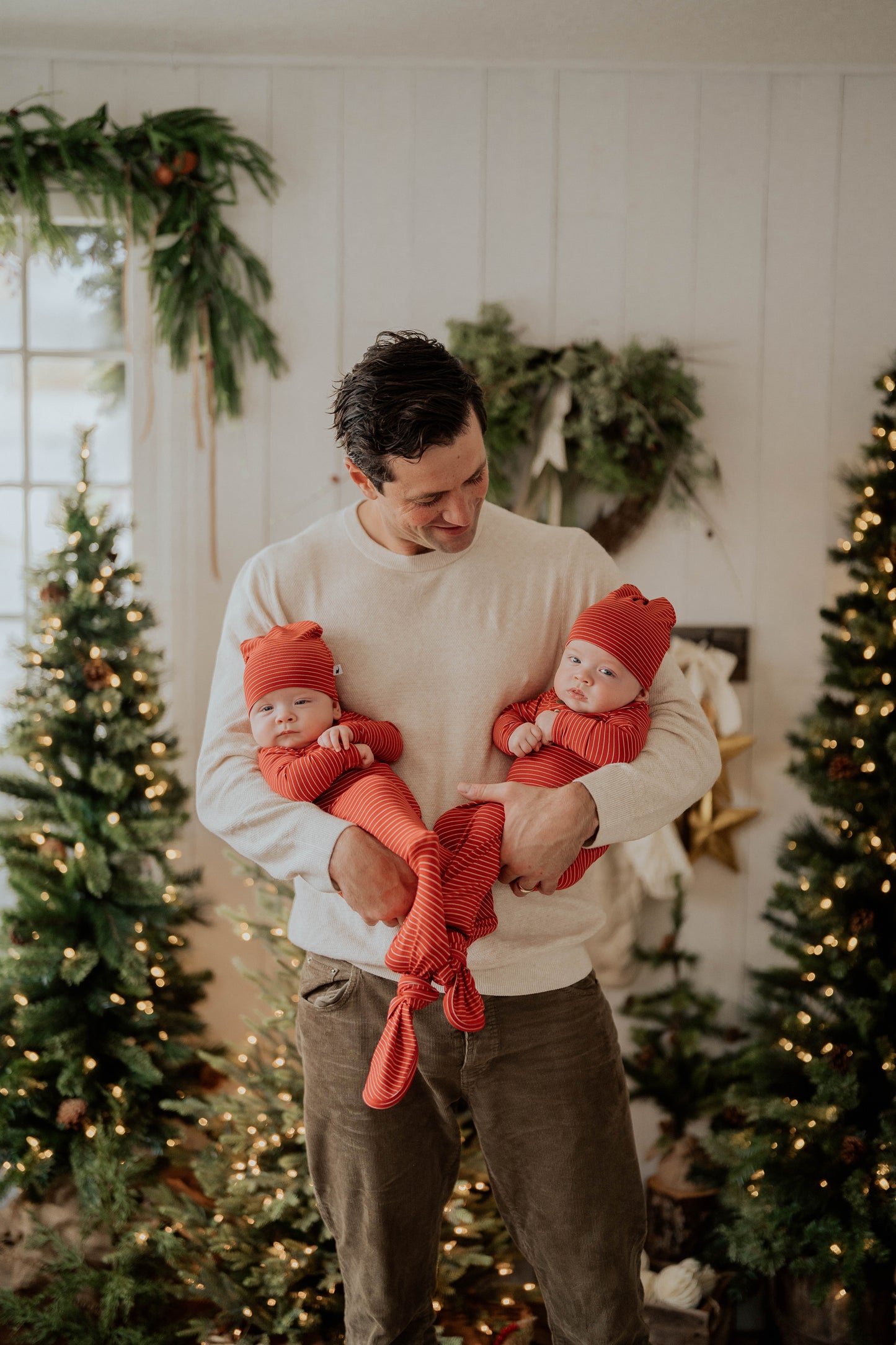 Red Stripe Knotted Sleeper