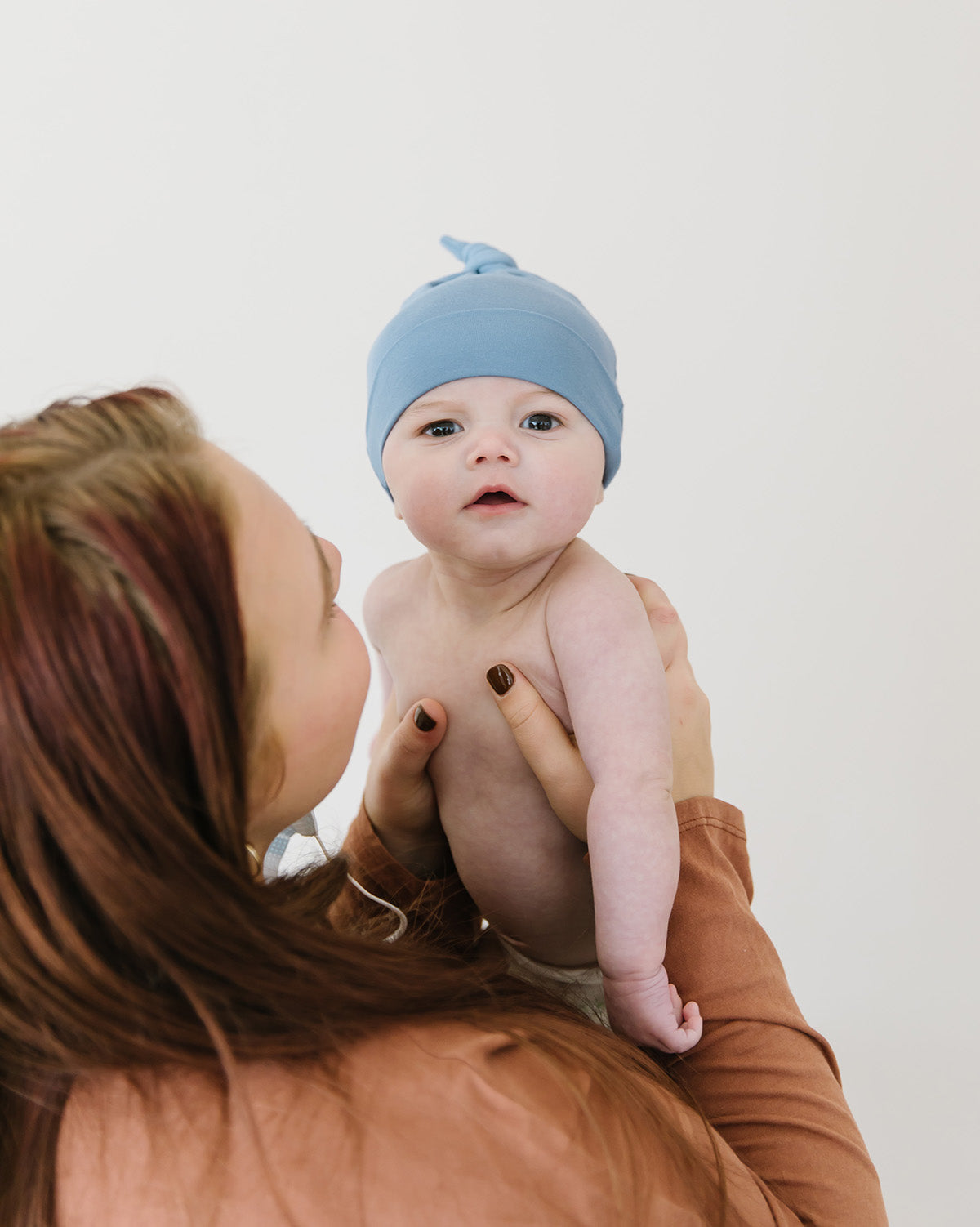 baby top knot hat