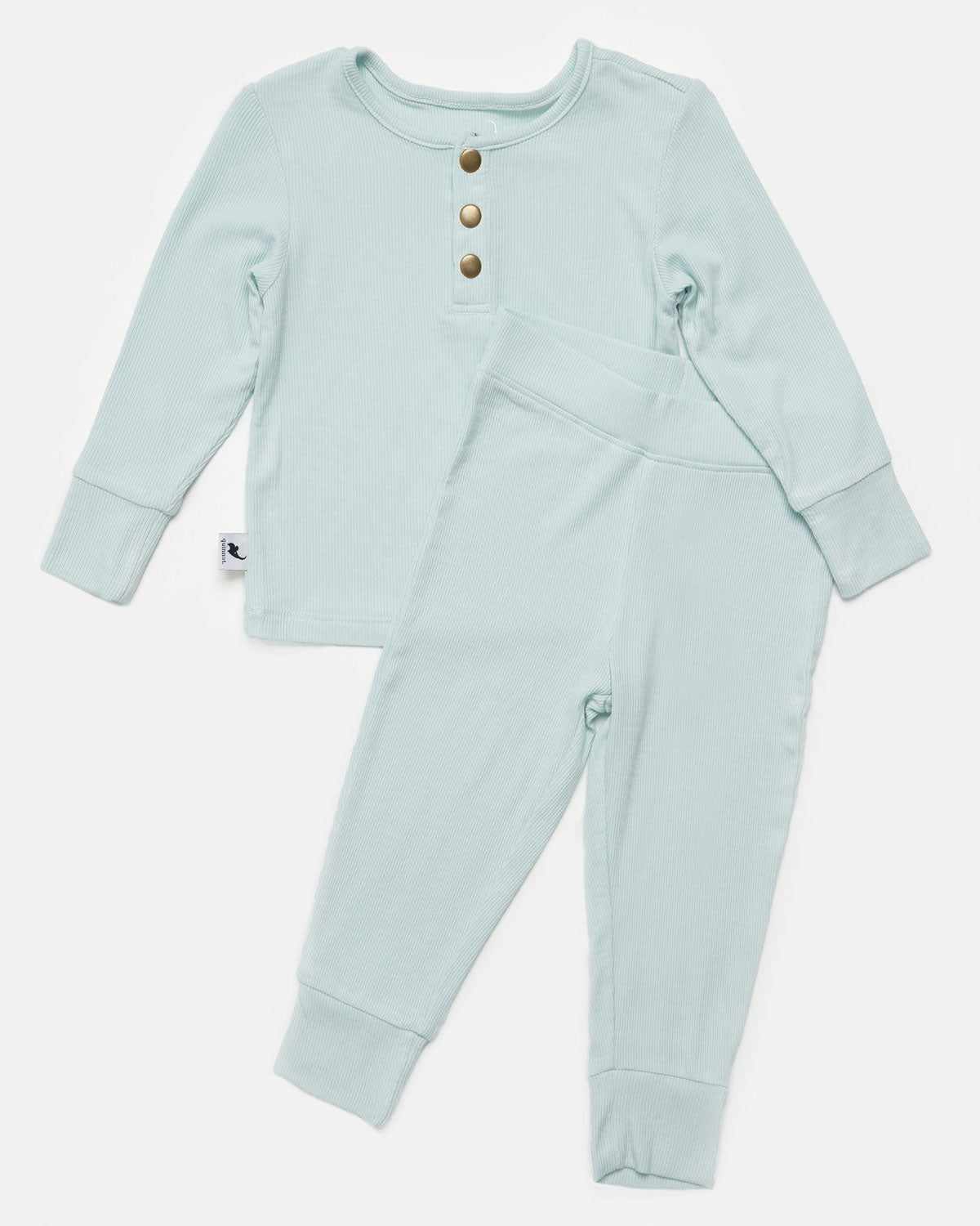 ocean ribbed two-piece set