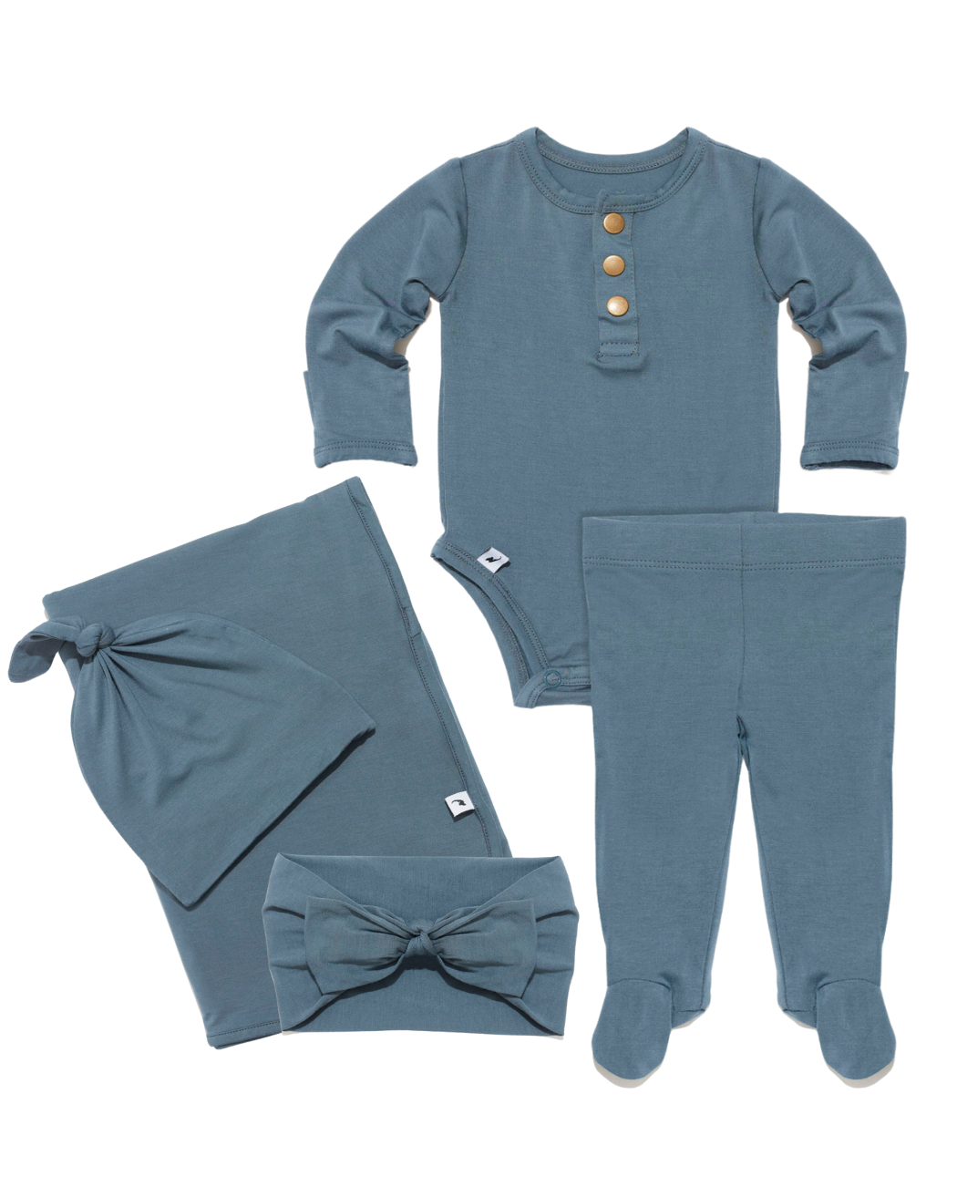 Navy newborn essential bundle (two piece set)
