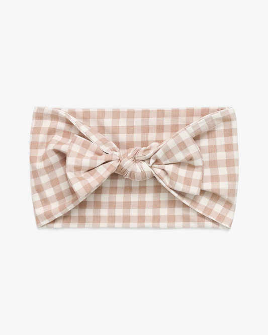 Gingham Print Headband