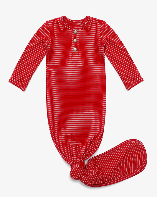 Red Stripe Knotted Sleeper