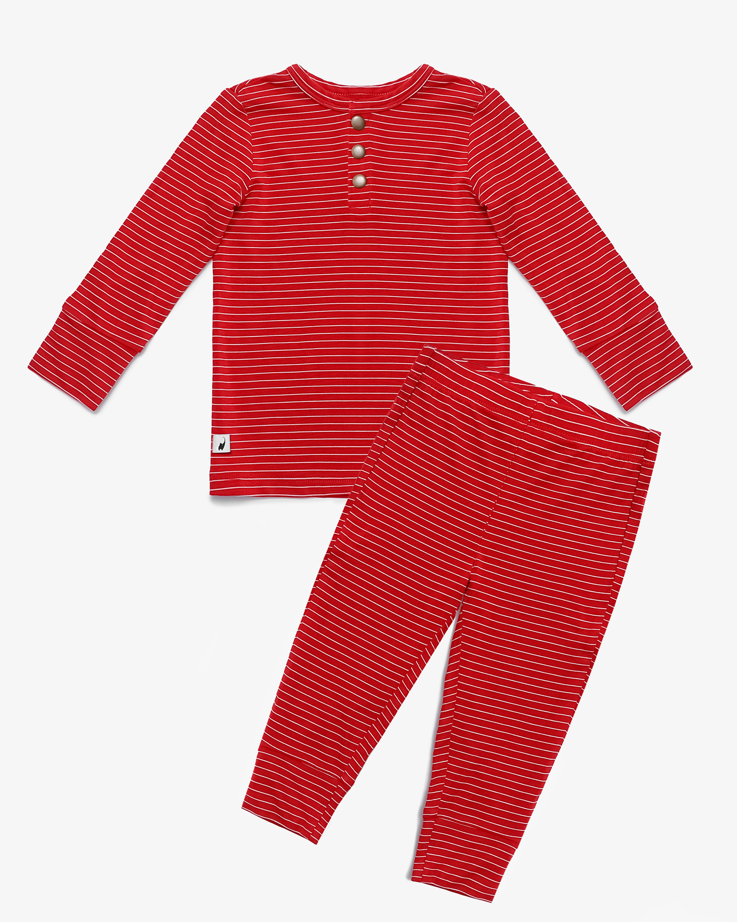 Red Stripe Two-Piece Set