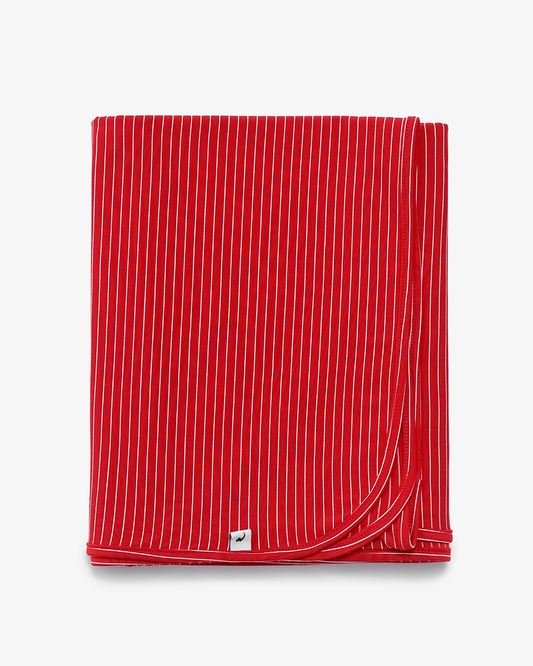 Red Stripe Stretchy Swaddle