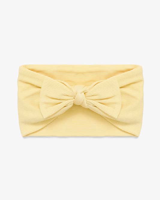 Lemon Ribbed Headband