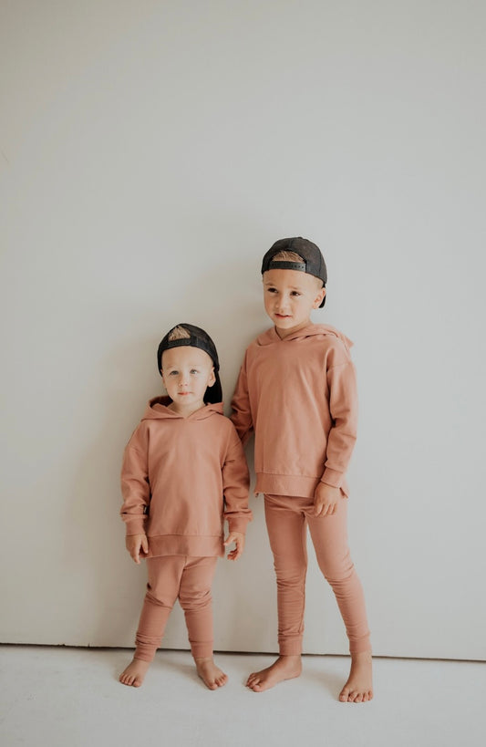 Camel Hoodie Two-Piece Set