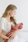 Rose Ribbed Knit Headband & Sleeper Bundle