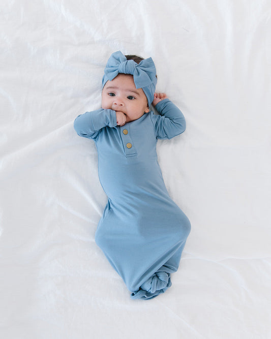 Sky Knit Headband & Sleeper Bundle
