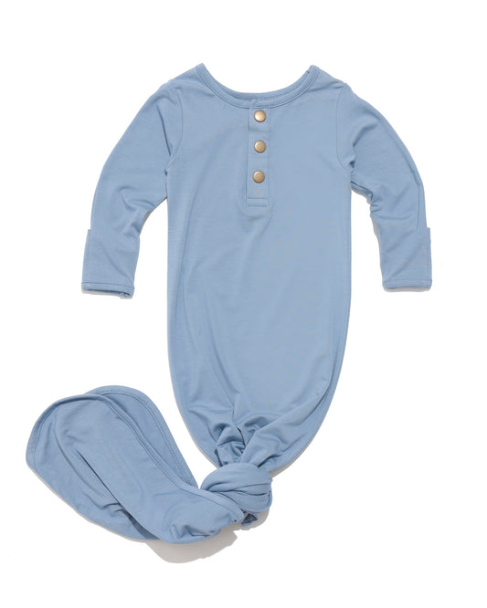 Sky Knit Hat & Sleeper Bundle