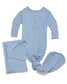 sky newborn essential bundle (knotted sleeper)