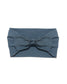 Navy knit headband & swaddle bundle