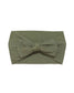 Olive ribbed newborn essential bundle (knotted sleeper)