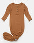 camel ribbed knotted sleeper