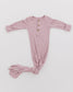 blush ribbed knotted sleeper
