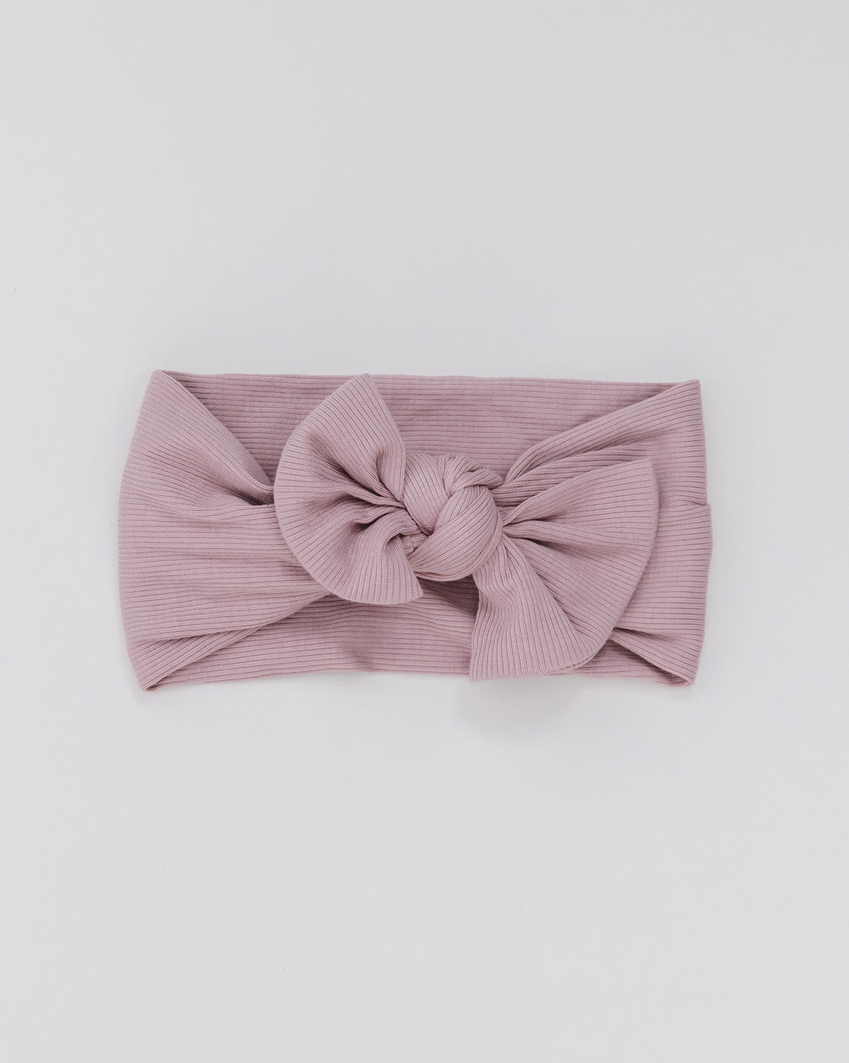 blush ribbed headband