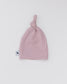 blush ribbed hat & swaddle bundle