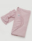 blush ribbed knit headband & swaddle bundle